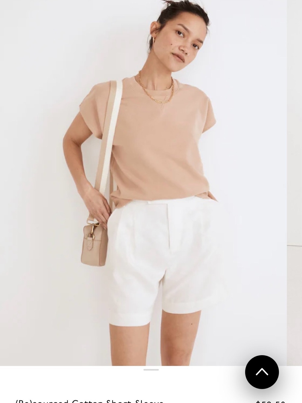Madewell Resourced Short Short Sleeve sweatshirt M